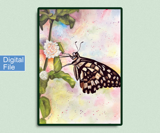 “Butterfly” Printable Artwork - Just download, print, and frame!